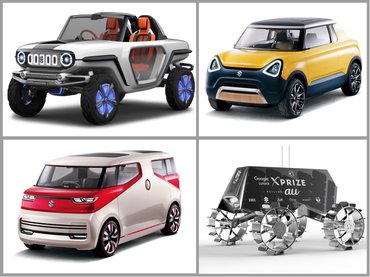 e-Survivor koncepcióautó - Mighty Deck koncepcióautó - Air Triser koncepcióautó - Holdjáró