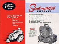 Villiers Starmaker Engines Sales Brochure c1965