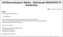 p-rendszamhirdetes