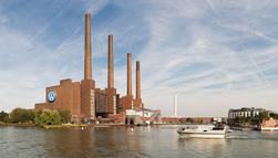 A wolfsburgi autógyár épülete