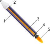 Solid-Fuel Rocket Diagram