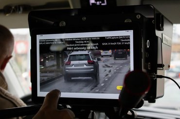 Rendőrségi traffis sajtótájékoztató és új trafik