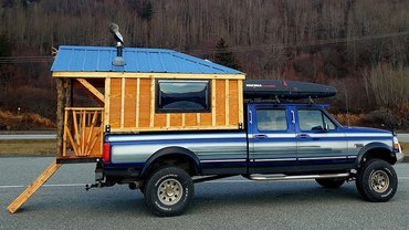 Tiny House Built On Bed Of Ford F350