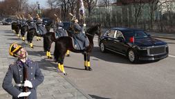 Az új Vörös Zászló Moszkvában, 2023 tavaszán.