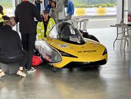 A győri SZEnergy csapata a gépátvételen