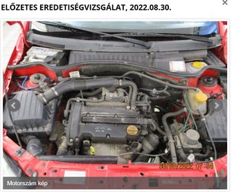 Valami fura ezen a képen, ugye? "Motorszám kép" az elnevezése, a tartalma viszont csak "motortér". Az eredetvizsgálók nem ok nélkül alkalmazták eddig ezt a szürkezónás megoldást. A kép illusztráció! Forrás: JSZP