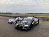 The first two racing cars that Audi Sport racing legends has rebuilt are chassis 207 of the Audi R18 e-tron quattro and chassis 107 of the Audi RS 5 DTM