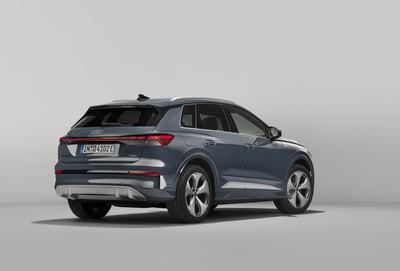 Lavender gray, studio static photo, exterior, three-quarter rear view