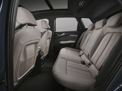 Studio photo, interior, rear seats