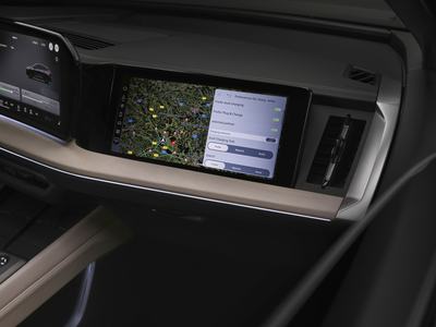 Studio photo, interior, passenger display