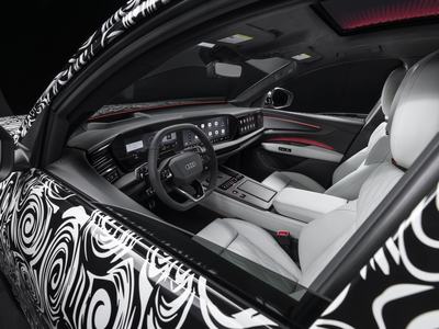 Studio photo, interior, steering wheel, digital stage, front sport seats