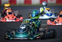 Nagy Roland gokart Alonso-Aston Martin