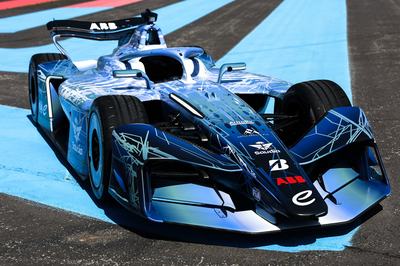 LE CASTELLET, FRANCE - APRIL 21: A general view of the GEN4 Formula E car during the Formula E GEN4 Launch at Circuit Paul Ricard on April 21, 2026 in Le Castellet, France. (Photo by Simon Galloway/LAT Images)