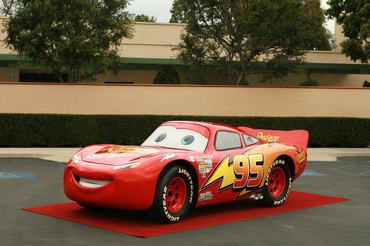 Lightning McQueen during The Stars of Disney/Pixar's "CARS" Hit The Road for "CARS Road Trip '06" Presented by State Farm at The Walt Disney Studios in Burbank, California, United States. (Photo by E. Charbonneau/WireImage)