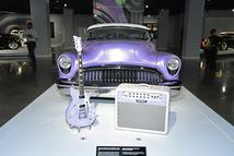 LOS ANGELES, CALIFORNIA - JANUARY 30: Custom concept car Skyscraper belonging to musician James Hetfield of Metallica at the opening of his custom automobile exhibit "Reclaimed Rust: The James Hetfeild Collection" at Petersen Automotive Museum on January 30, 2020 in Los Angeles, California. (Photo by Michael Tullberg/Getty Images)