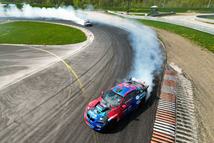 SLOMCZYN, POLAND - APRIL 24: Bartosz Ostalowski drives a car during a practice at the circuit in Slomczyn, Poland on April 24, 2023. Bartosz Ostalowski is Polish drifter and the only one professional sports driver in the world that drive a car by feet, as he lost his hands at the age of 20 during the accident. Currently he competes in the Polish Drift Championship and some of the European drifting leagues. Last year Ostalowski became a holder of the Guinness World Record in the fastest drift drive not using hands. (Photo by Jakub Jan Porzycki/Anadolu Agency via Getty Images)