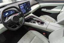 A Geely Automobile Holdings Ltd. Zeekr 001 electric vehicle at the Zeekr Center in Shanghai, China, on Saturday, May 11, 2024. Shares of Zeekr Intelligent Technology Holding Ltd., the high-end electric car brand under Zhejiang Geely Holding Group Co., rose 35% after an expanded initial public offering that's the biggest US listing by a China-based company since 2021. Photographer: Qilai Shen/Bloomberg via Getty Images