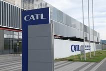 ARNSTADT, GERMANY - JULY 31: The European headquarters of Chinese electric car battery manufacturer CATL stands on July 31, 2025 in Arnstadt, Germany. CATL also operates an electric car battery factory nearby, its first in Europe. (Photo by Sean Gallup/Getty Images)