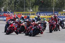 BALATONFOKAJAR, HUNGARY - AUGUST 24: Marco Bezzecchi of Italy riding the Aprilia Racing bike (72) during the MotoGP race at Balaton Park on August 24, 2025 near Balatonfokajar, Hungary. (Photo by Gold & Goose Photography/Getty Images)