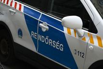magyar rendőrautó rendőrség villogó matrica