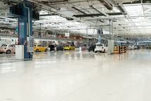 John Elkann, Antonio Filosa, the new CEO of Stellantis, and Alberto Cirio, the President of the Piedmont Region, inaugurate the new Fiat 500 Hybrid, which relaunches production at the Mirafiori plant in Turin, Italy, on November 25, 2025. (Photo by Elisa Marchina/NurPhoto via Getty Images)