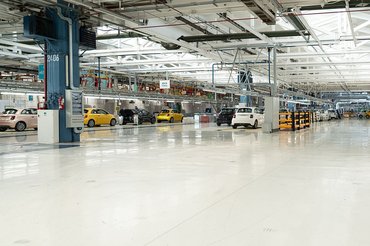 John Elkann, Antonio Filosa, the new CEO of Stellantis, and Alberto Cirio, the President of the Piedmont Region, inaugurate the new Fiat 500 Hybrid, which relaunches production at the Mirafiori plant in Turin, Italy, on November 25, 2025. (Photo by Elisa Marchina/NurPhoto via Getty Images)