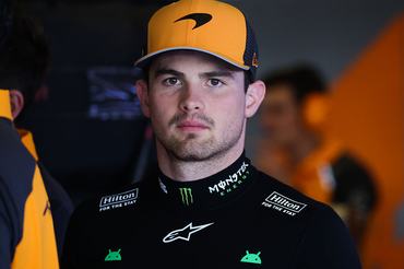 Pato O'Ward of McLaren is seen during Formula 1 post-season testing at Yas Marina Circuit on December 9th, 2025 in Abu Dhabi, United Arab Emirates. (Photo by Beata Zawrzel/NurPhoto via Getty Images)