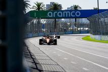 Formula 1 driver Oscar Piastri of the McLaren Mastercard Formula 1 Team participates in the Formula 1 Melbourne free practice session at Albert Park in Melbourne, Australia, on March 6, 2025. (Photo by Marcel van Dorst/EYE4IMAGES/NurPhoto via Getty Images)