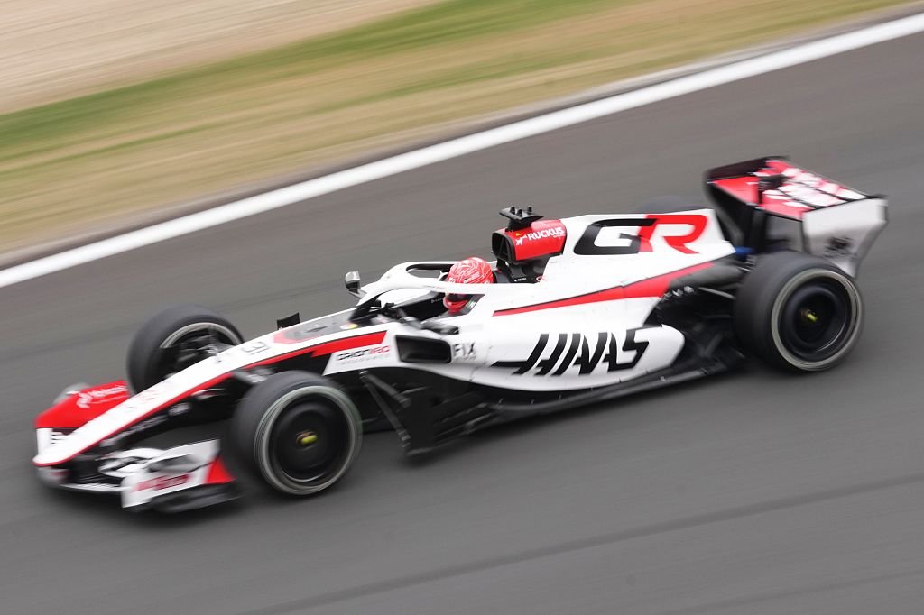 SHANGHAI, CHINA - MARCH 15: Haas F1 Team's French driver Esteban Ocon drives during the Formula 1 Grand Prix of China at Shanghai International Circuit on March 15, 2026 in Shanghai, China. (Photo by Zhang Hengwei/China News Service/VCG via Getty Images)