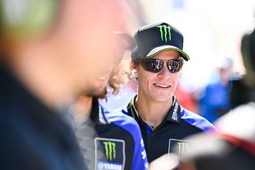 AUSTIN, TEXAS - MARCH 29: Fabio Quartararo of France riding the Monster Energy Yamaha (20) in pit lane during the MotoGP of  United States at Circuit of The Americas on March 29, 2026 in Austin, Texas. (Photo by Gold & Goose Photography/Getty Images)