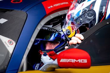 Max Verstappen's pit stop during the ADAC RAVENOL 24h Nurburgring in Nurburg, Germany, on May 16-17, 2026. (Photo by Jack Brekelmans/EYE4IMAGES/NurPhoto via Getty Images)