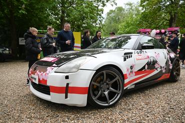 STRATFORD-UPON-AVON, ENGLAND - MAY 16: General view of a Nissan 350 Z during the launch of Xbox's "Forza Horizon 6" at Caffeine and Machine on May 16, 2026 in Stratford-upon-Avon, England. (Photo by Anthony Devlin/Getty Images for Xbox UK)