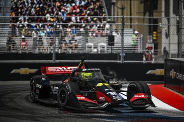DETROIT, MICHIGAN - MAY 31: #47: Mick Schumacher, Rahal Letterman Lanigan Racing Honda during the NTT INDYCAR Series Chevrolet Detroit Grand Prix on May 31, 2026 in Detroit, Michigan. (Photo by Brandon Badraoui/Lumen via Getty Images)