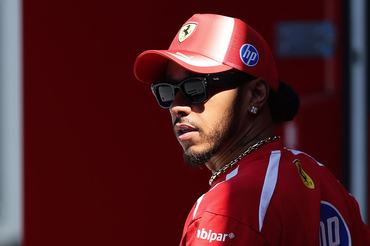 Lewis Hamilton of Ferrari ahead of the Formula 1 Barcelona-Catalunya Grand Prix at Circuit de Barcelona-Catalunya in Barcelona on June 14, 2026. (Photo by Jakub Porzycki/NurPhoto via Getty Images)
