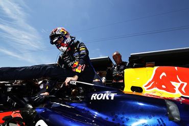 BARCELONA, SPAIN - JUNE 14: Max Verstappen of the Netherlands and Oracle Red Bull Racing gets out of the car on the grid prior to the F1 Grand Prix of Barcelona-Catalunya at Circuit de Barcelona-Catalunya on June 14, 2026 in Barcelona, Spain. (Photo by Mark Thompson/Getty Images)