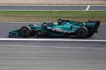 Fernando Alonso of Aston Martin Aramco during the Formula 1 British Grand Prix at Silverstone Circuit in Northampton, Great Britain on July 5, 2026. (Photo by Jakub Porzycki/NurPhoto via Getty Images)