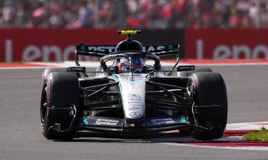 NORTHAMPTON, ENGLAND - JULY 04: Andrea Kimi Antonelli of Italy driving the (12) Mercedes AMG Petronas F1 Team W17 on track during qualifying ahead of the F1 Grand Prix of Great Britain at Silverstone Circuit on July 04, 2026 in Northampton, England. (Photo by Alex Caparros - Formula 1/Formula 1 via Getty Images)