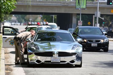 LOS ANGELES, CA - JULY 06: Justin Bieber is seen as he was pulled over for speeding on July 06, 2012 in Los Angeles, California. (Photo by Bauer-Griffin/GC Images)