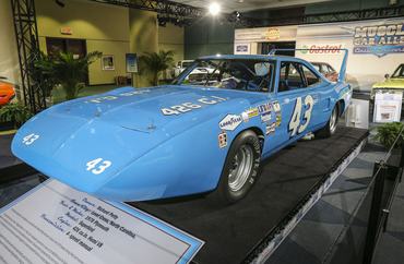 TORONTO, ON - FEBRUARY 14: TORONTO, ON- FEBRUARY 15 - Richard Petty's 1970 Plymouth Superbird race car on display in Castrol's Muscle Car Alley at the Canadian International Auto Show in Toronto February 15, 2014. David Cooper/Toronto Star (David Cooper/Toronto Star via Getty Images)