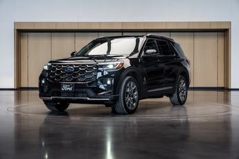 Dozens of Ford employees worked together to create the one-of-a-kind Explorer, which was gifted to Pope Leo XIV from Ford CEO Jim Farley and his wife, Lia, at the end of February.