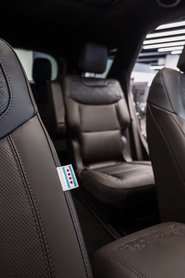 The seat tags feature the Chicago flag.