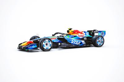 Digital renders of the VCARB 03 in the special livery ahead of the 2026 Barcelona Grand Prix. // VCARB / Red Bull Content Pool // SI202606090414 // Usage for editorial use only //