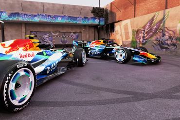 Digital renders of the VCARB 03 in the special livery ahead of the 2026 Barcelona Grand Prix. // VCARB / Red Bull Content Pool // SI202606100053 // Usage for editorial use only //
