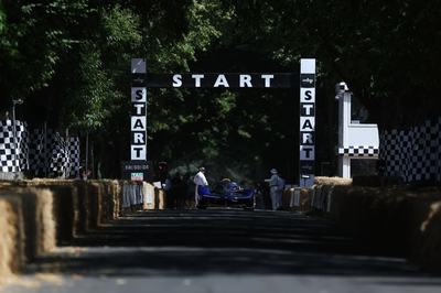 CHICHESTER, ENGLAND - JULY 09: Adrian Newey the former Chief Technology Officer at Red Bull Racing and designer of the RB17 drives the RB17 on a display run during the Goodwood Festival of Speed at Goodwood Motor Circuit on July 09, 2026 in Chichester, England. (Photo by Dom Gibbons/Getty Images) // Red Bull Racing / Red Bull Content Pool // SI202607090404 // Usage for editorial use only //