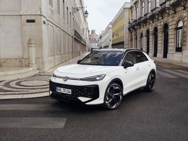 The T-Roc R with optional IQ.LIGHT LED matrix headlights.