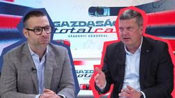 Várkonyi Gábor és Együd Tibor a Gazdasági Totalcar podcastben.