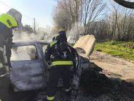 ócsa-villanyautó-tűz