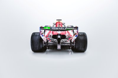 Digital renders of Arvid Lindblad's VCARB 03 in the special livery ahead of the 2026 Japanese Grand Prix. // VCARB / Red Bull Content Pool // SI202603200373 // Usage for editorial use only //