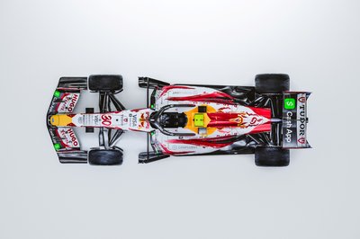 Digital renders of Liam Lawson's VCARB 03 in the special livery ahead of the 2026 Japanese Grand Prix. // VCARB / Red Bull Content Pool // SI202603200377 // Usage for editorial use only //