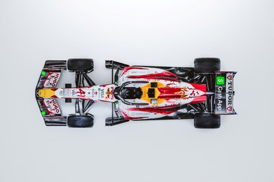 Digital renders of Arvid Lindblad's VCARB 03 in the special livery ahead of the 2026 Japanese Grand Prix. // VCARB / Red Bull Content Pool // SI202603200369 // Usage for editorial use only //